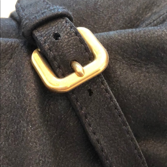 Prada Brushed Leather Belted Boots Sz 37 1/2 - Picture 7 of 8